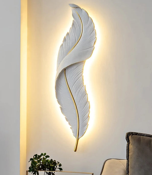 Feather Wall Light