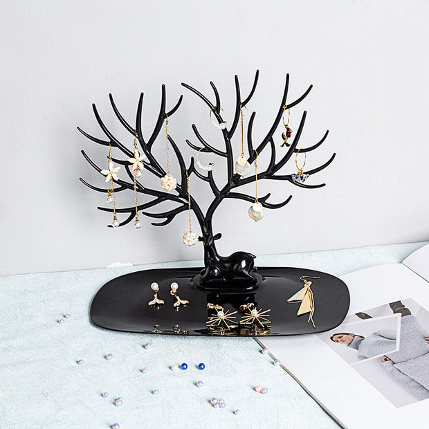 Creative Deer-shaped Jewelry Display Organizer