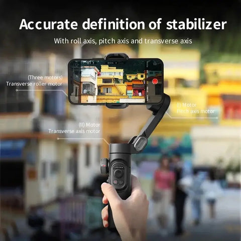 Aochuan 3-As Handheld Gimbal Stabilisator Smartxe Voor Smartphone Voor Iphone Android Ai Face Tracking Tiktok Vlog