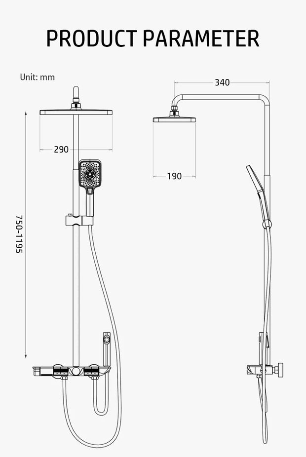 ProTherm Multi-Function Shower Unit