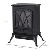 Gideon 54Cm H x 45Cm W Electric Fireplace