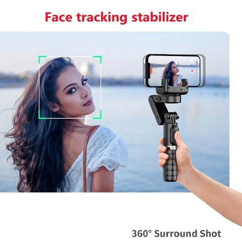 360 Rotatie Na Opnamemodus Cardanische Stabilisator Selfie Stick Statief Gimbal Voor Iphone Telefoon Smartphone Live Fotografie