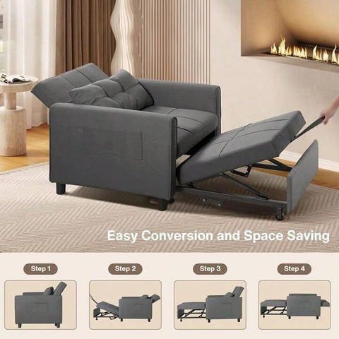 TrendsSleeper Sofa Chair Bed, Convertible Sofa