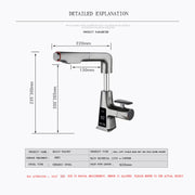 Basin Intelligent Digital Display With Pull Out Faucet