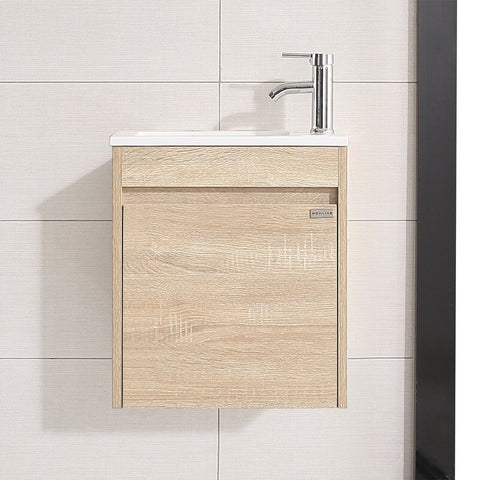 16.1'' Single Bathroom Vanity with Resin Top