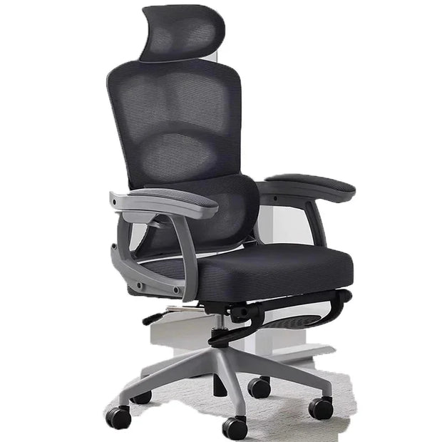 Ergonomic Gaming Recliner Chair with Footrest & Mesh Backrest