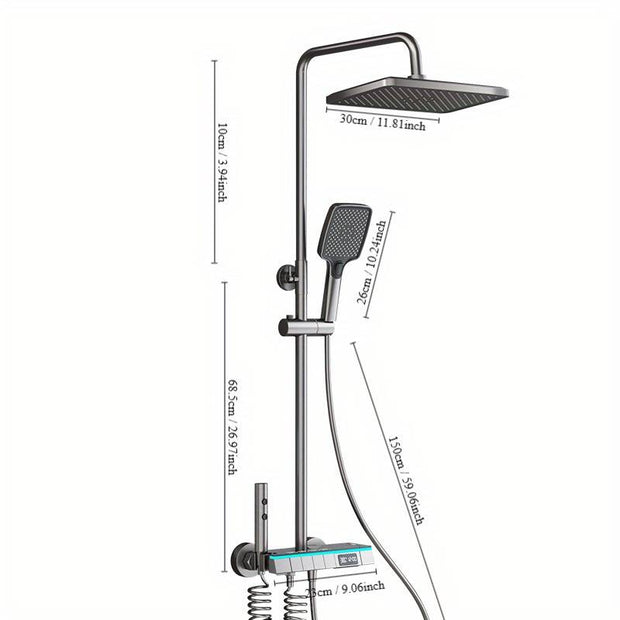 LuxFlow Elite Bathroom Shower System