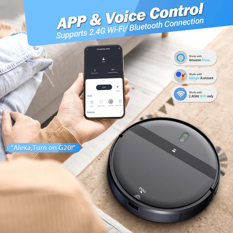 New Smart Household Floor Vacuum Cleaner Robot Wifi App control Automatic cleaning Sweeping Mopping Robot Vacuum Cleaner