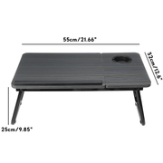 Adjustable Folding Portable Laptop Table Lap Desk Bed Computer Tray Stand