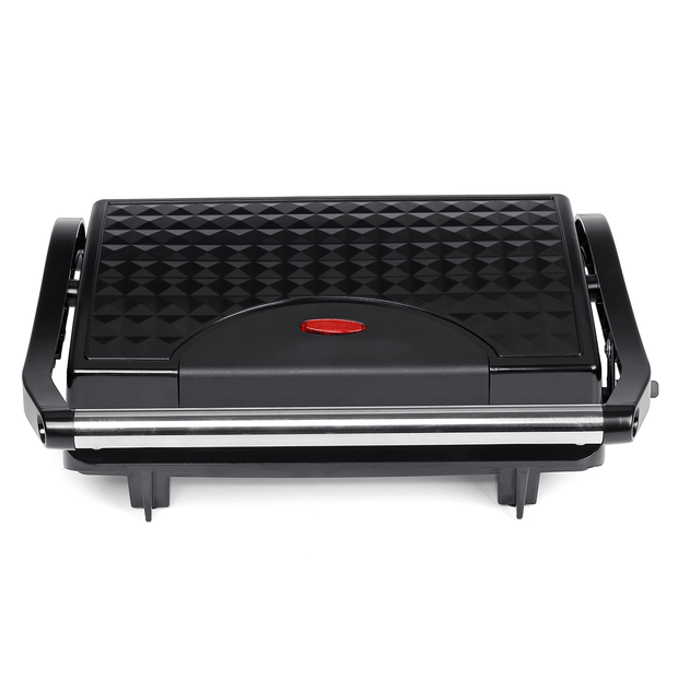 1000W Multi-Function BBQ Grilled Steak Machine LED Indicator Durable Breakfast Machine Double Heating Grilling Machine - MRSLM