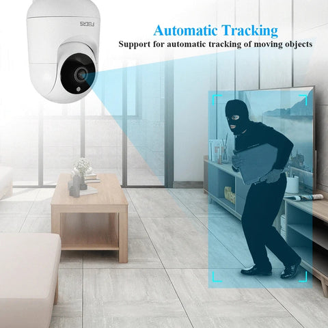 | Fuers 3MP WiFi-camera Tuya Smart Home Draadloze IP-bewakingscamera AI detecte