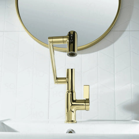 Intelligent Digital Display Bathroom Hot And Cold Basin Faucet