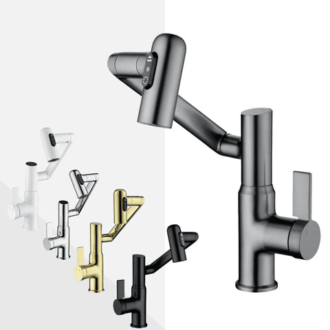 Intelligent Digital Display Bathroom Hot And Cold Basin Faucet