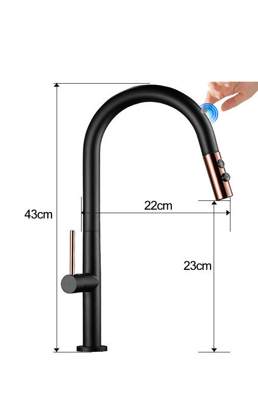 Kitchen  touch sensitive           |Hot And Cold Pull| Faucet