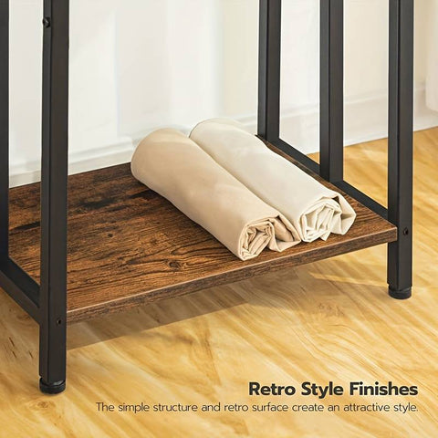 Contemporary 3-Tier Floor-Mounted Towel Rack