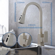 Stretchable Sink Faucet Double Outlet Mode