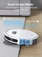 HONITURE Robot Vacuum and Mop Combo 4000pa Strong Suction Robot Vacuum Cleaner with Self-Charging 150Mins