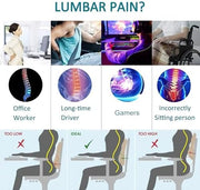 Lumbar Support Pillow for Office Chair Back Support
