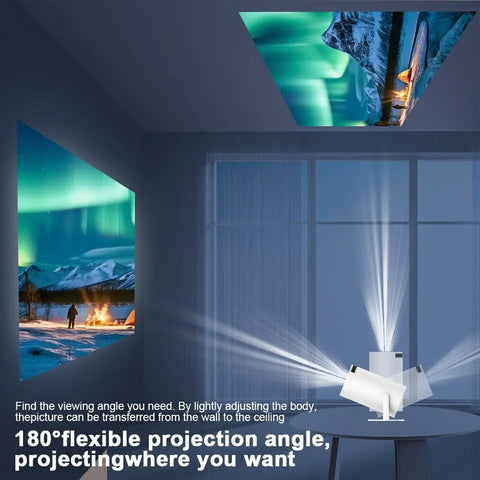 Magcubic Projector Hy300 Pro 4K Android 11 Dual Wifi6 260Ansi Allwinner H713 Bt 5.0 1080P 1280*720P Home Cinema Outdoor Projetor