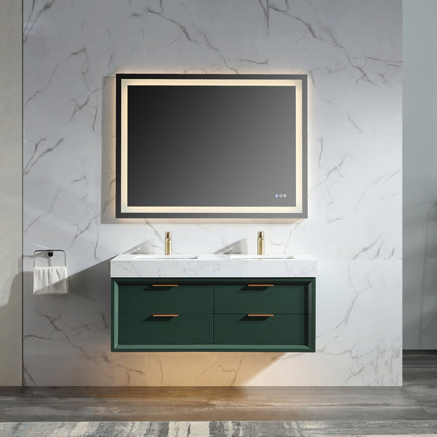 Lumino 48'' Bathroom Vanity with Engineered Stone Top