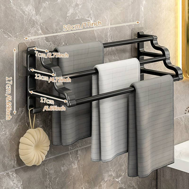 Stylish Wall Mounted Towel Rack