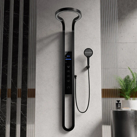 Nordic Rain LED Thermostatic Waterfall Shower Set