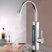 3300W Electric Faucet Hot Water Tap Instant Kitchen Faucet with Hose