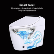 Modern Smart Toilet One-Piece 1.27 GPF Floor Mounted Elongated Toilet And Bidet Seat