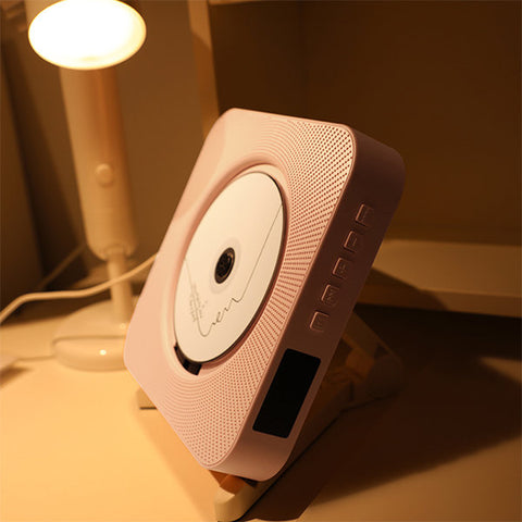 Modern CD Player - ABS - White - Black - Pink