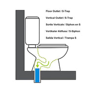 Small Size Bidet Smart Toilet One-Piece Elongated Floor Mounted Automatic Self-Clean