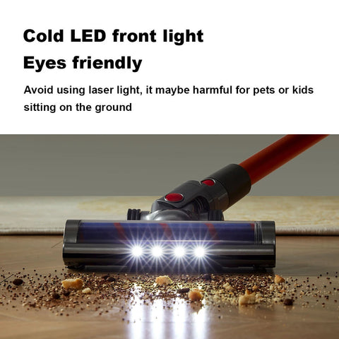 Liectroux i10 Draadloze Handstofzuiger, Slimme Stofdetectie, 250W Borstelloze Motor voor 27Kpa Krachtige Zuigkracht, LED Koplamp, Kleurrijk LED Touchscreen, 45 Min. Lange Werktijd, Staande Stofzuiger voor Tapijt, Harde Vloer, Auto & Dierenhaar EU-stekker