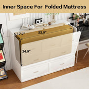 Folding bed cabinet