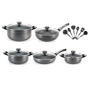 16 Piece High Performance Nonstick Pots and Pans/Cookware Set Soup Pot Frying Pan Kitchen Shovels Set - MRSLM