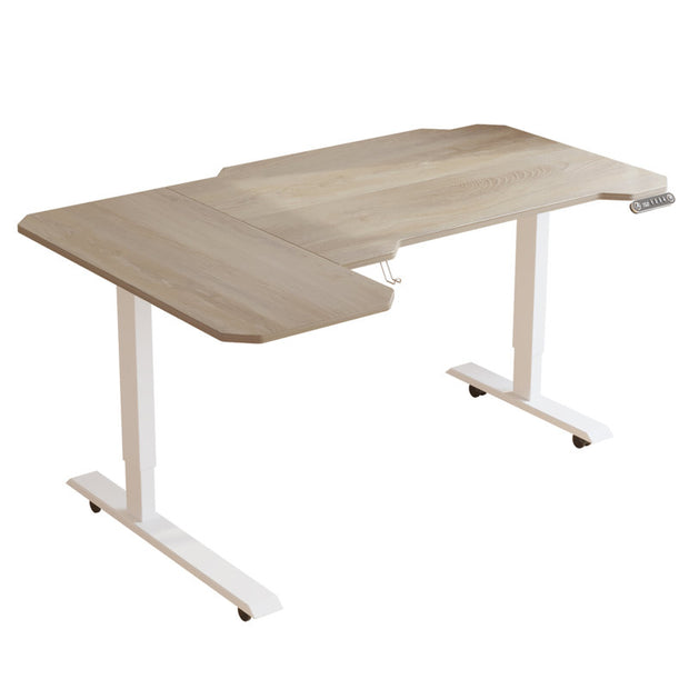 Daycia Height Adjustable L-Shape Standing Desk