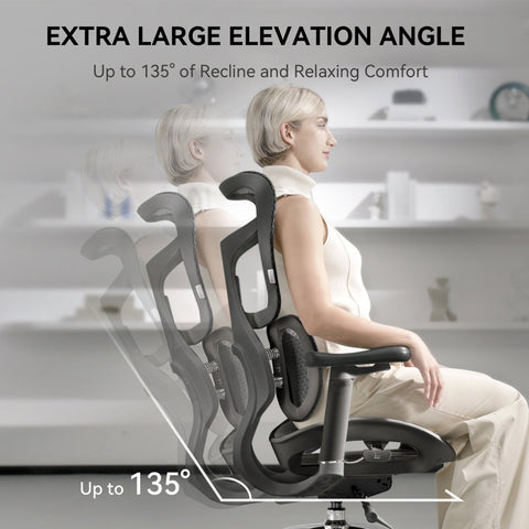 Ergonomic Office Chair with Independent Backrest