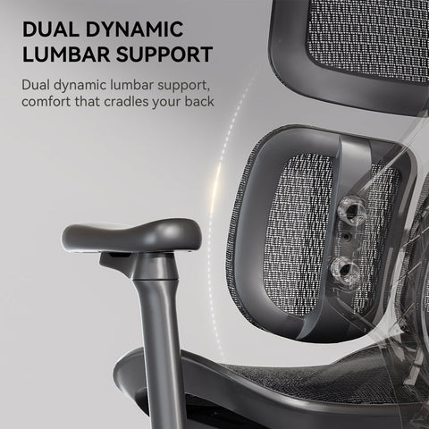 Ergonomic Office Chair with Independent Backrest