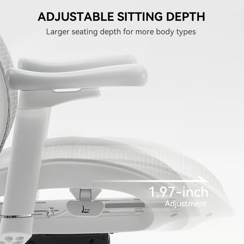 Ergonomic Office Chair with Independent Backrest