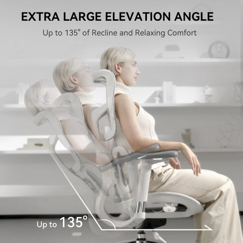 Ergonomic Office Chair with Independent Backrest