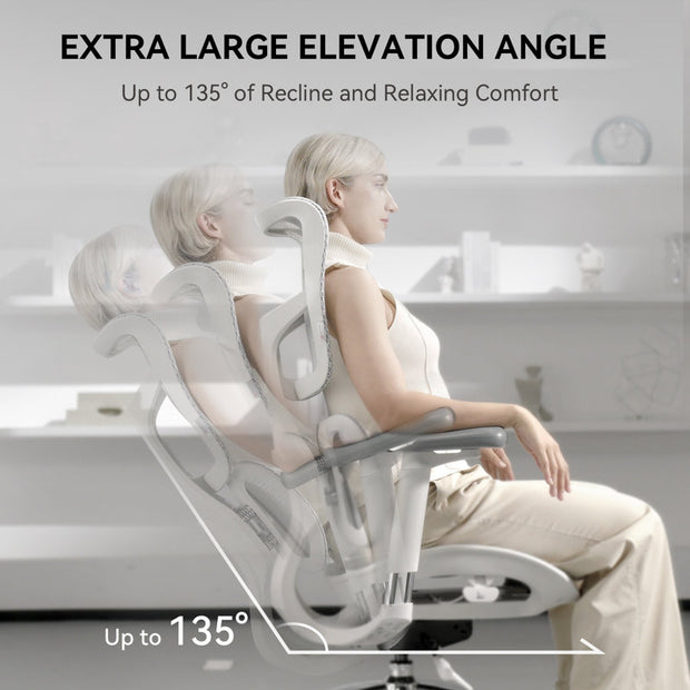 Ergonomic Office Chair with Independent Backrest