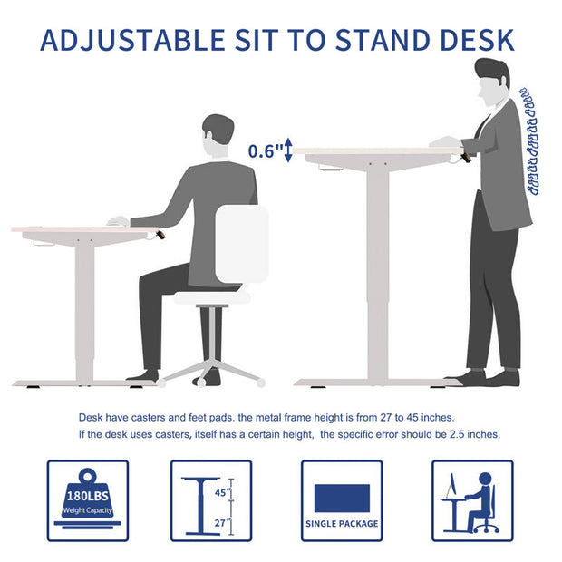 Fanchon Electric Height Adjustable Standing Desk