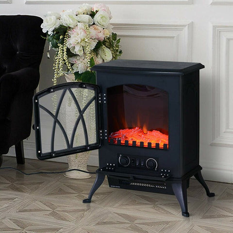 Gideon 54Cm H x 45Cm W Electric Fireplace