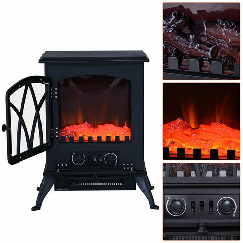 Gideon 54Cm H x 45Cm W Electric Fireplace