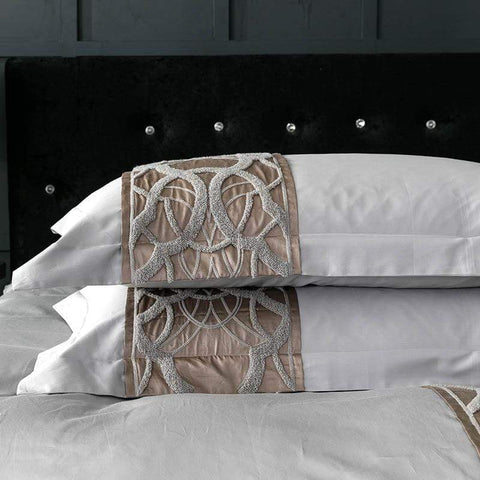 Chain of Luxury Grey Duvet Cover Set (Egyptian Cotton)