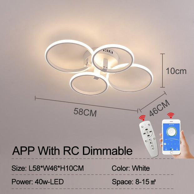 Smart Ring Ceiling Light