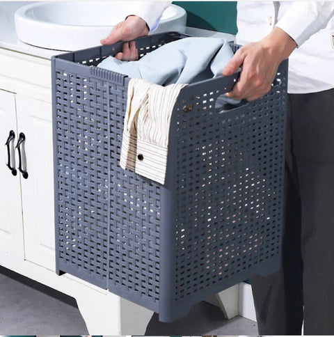 Collapsible Plastic Laundry Basket