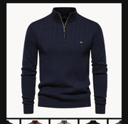 Luxe Gebreide Zip-Up Trui