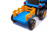 Kids 12v Elite Blue Sit on Battery Operated Tractor Tipper Trailer