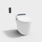 Modern Smart Toilet One-Piece 1.27 GPF Floor Mounted Elongated Toilet And Bidet Seat