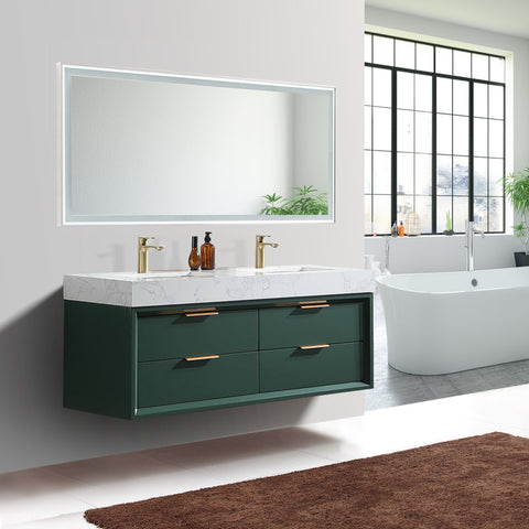 Lumino 48'' Bathroom Vanity with Engineered Stone Top