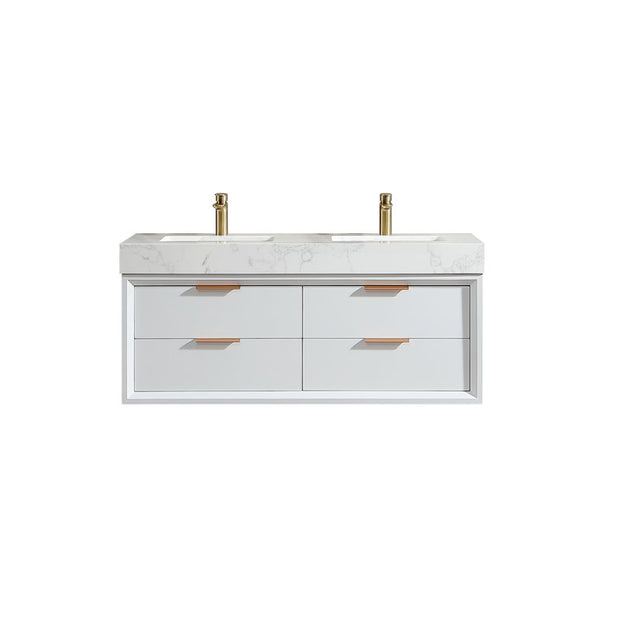 Lumino 48'' Bathroom Vanity with Engineered Stone Top